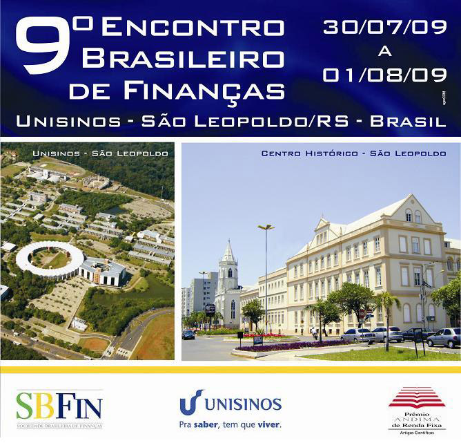 Programação 9º Encontro Brasileiro de Finanças